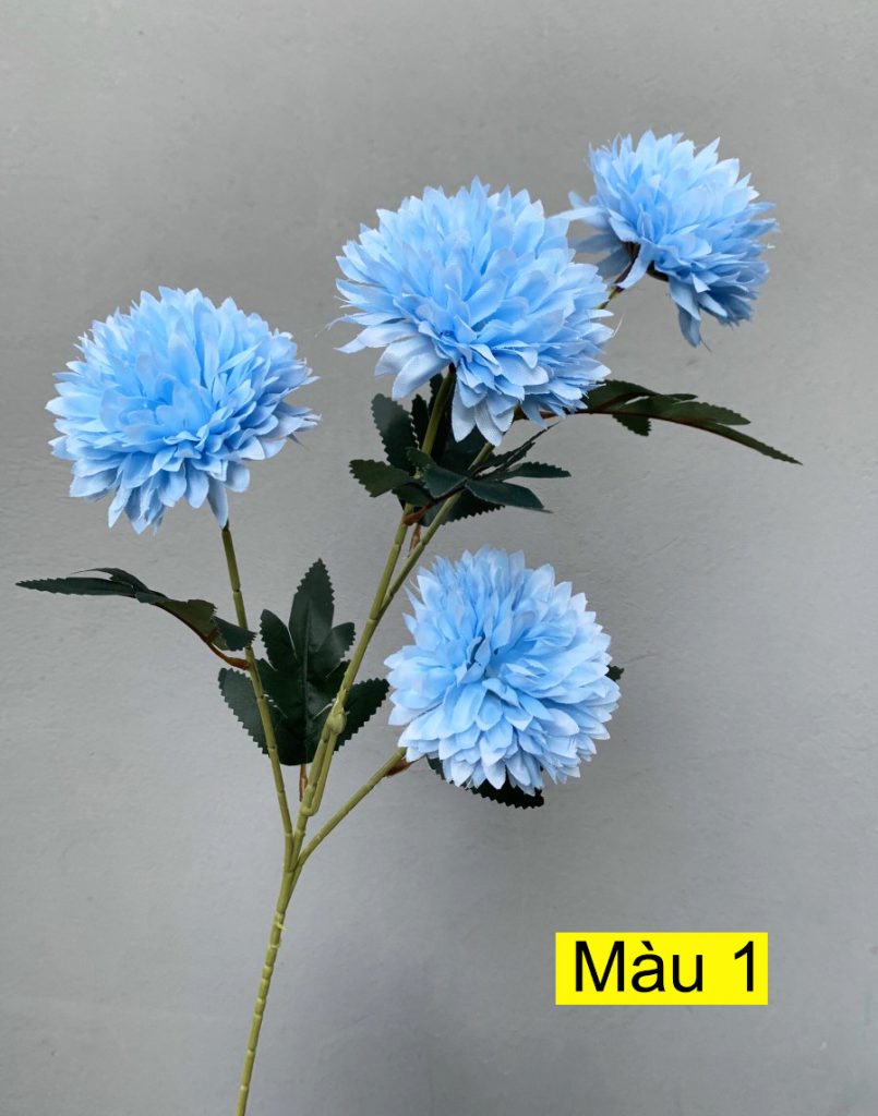 Hoa cúc giả 4 bông – Hoa cúc nhọn