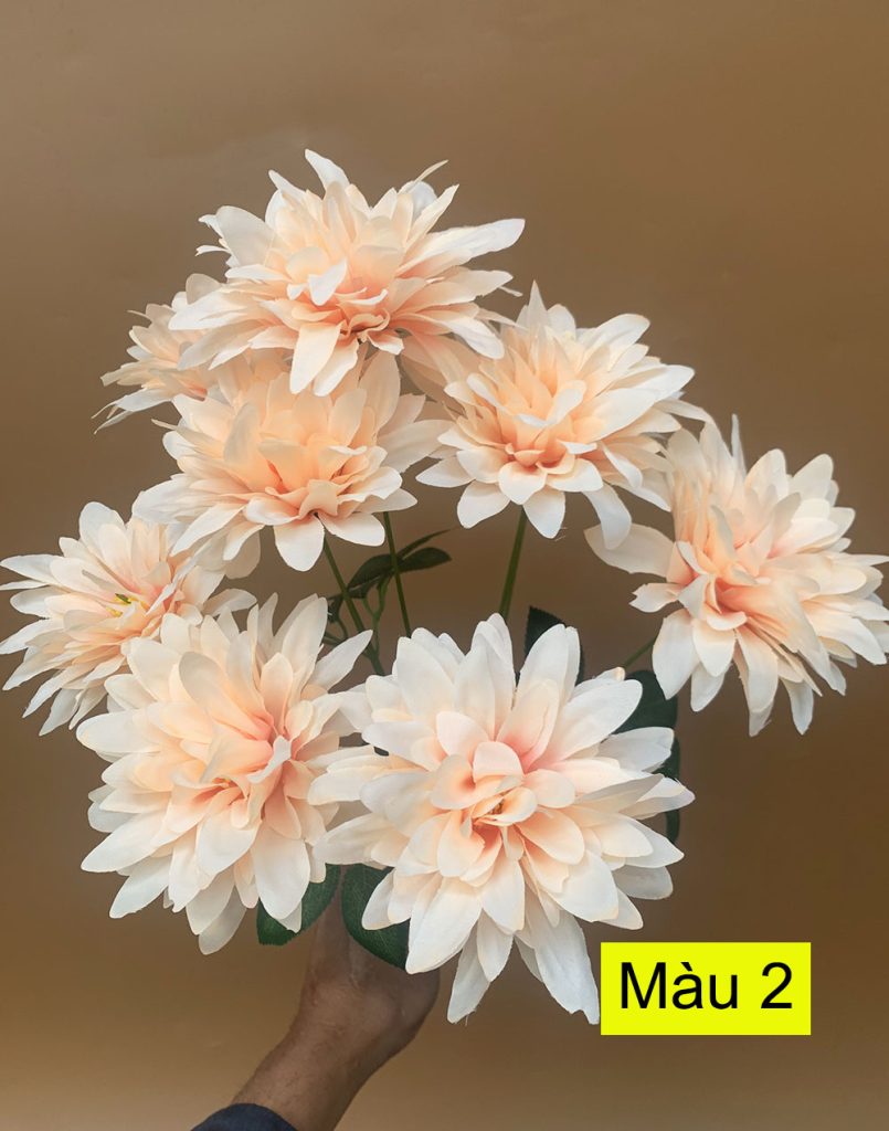 Cụm hoa cúc pha lê 11 cm